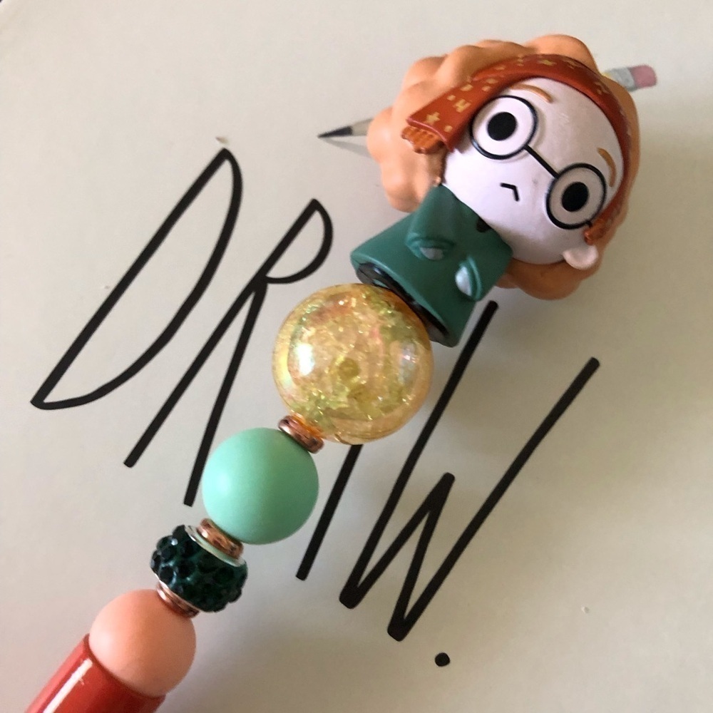 Harry Potter: Sybill Trelawney handmade beaded pen